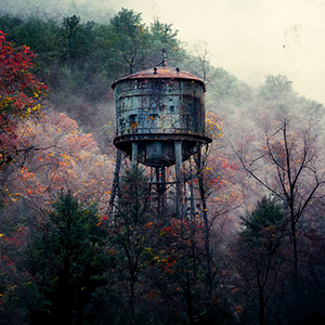 1st Place - The Old Water Tower by Elijah Babbcock